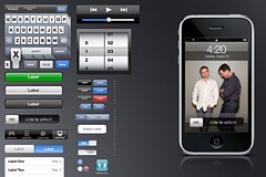iPhone GUI 分层素材